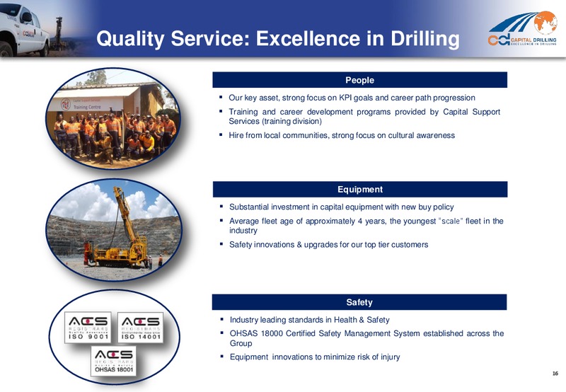 H1 2013 EARNINGS CALL – Capital Drilling Ltd – slide 15