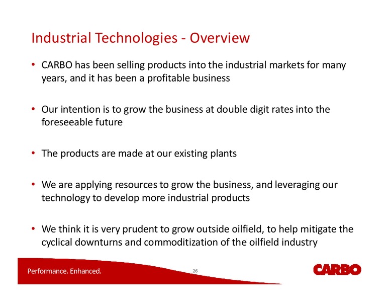 Capital One Securities Energy Conference – Carbo Ceramics Inc. – slide 26