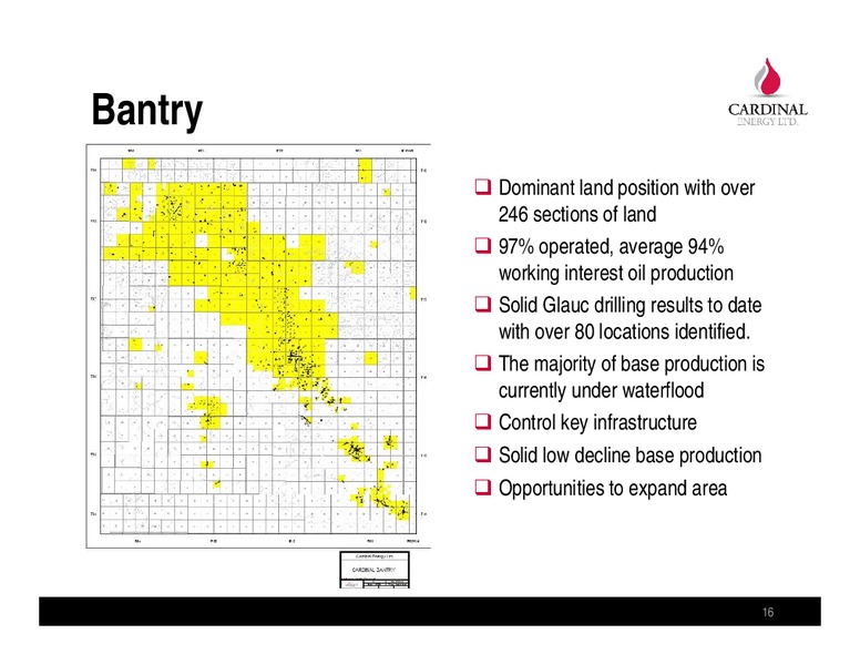 INVESTOR PRESENTATION – Cardinal Energy Ltd. – slide 16