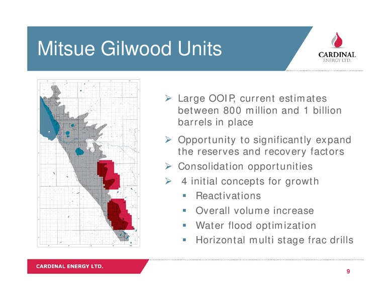 April 2016 Corporate Presentation – Cardinal Energy Ltd. – slide 9
