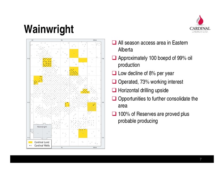 MAY 2014 CORPORATE PRESENTATION – Cardinal Energy Ltd. – slide 7