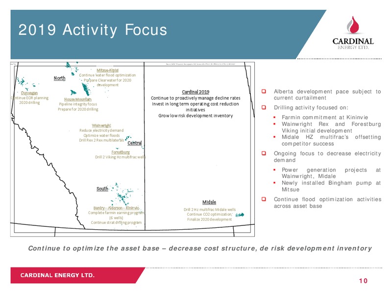May 2019 Corporate Presentation – Cardinal Energy Ltd. – slide 10