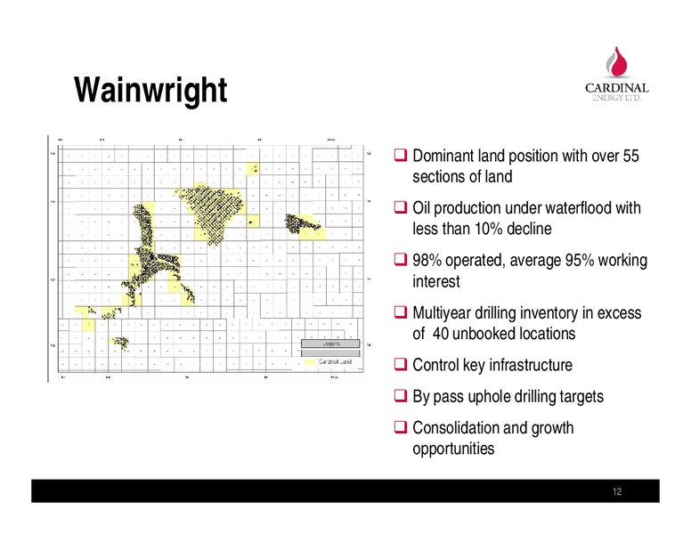 JUNE 2015 INVESTOR PRESENTATION – Cardinal Energy Ltd. – slide 12