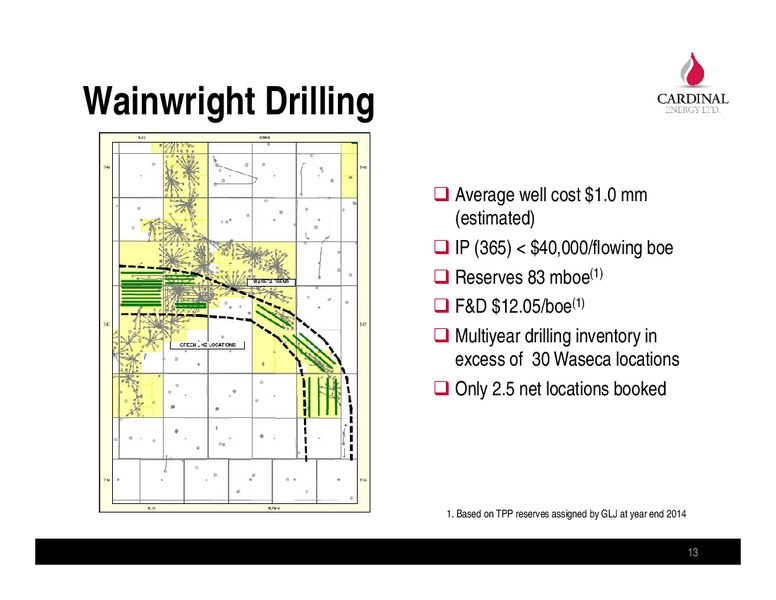JUNE 2015 INVESTOR PRESENTATION – Cardinal Energy Ltd. – slide 13
