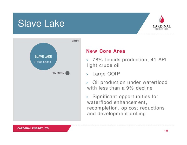 June 2016 Corporate Presentation – Cardinal Energy Ltd. – slide 9