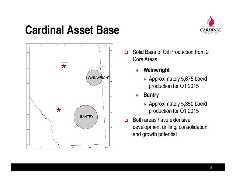 JULY 2015 COMPANY PRESENTATION – Cardinal Energy Ltd. – slide 11