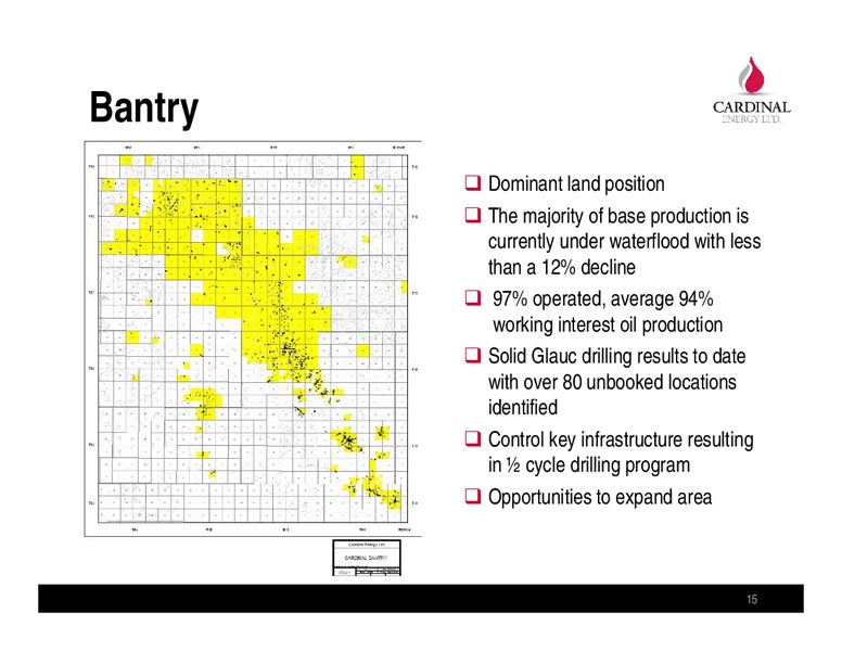 JULY 2015 COMPANY PRESENTATION – Cardinal Energy Ltd. – slide 15