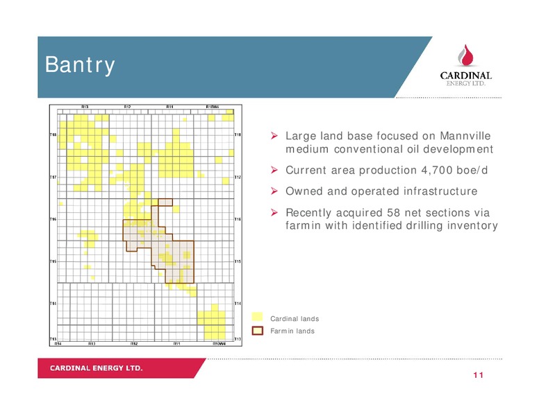 September 2018 Corporate Presentation – Cardinal Energy Ltd. – slide 11