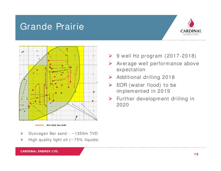 September 2018 Corporate Presentation – Cardinal Energy Ltd. – slide 16