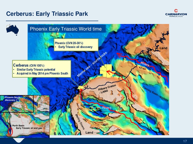 JULY 2015 INVESTOR PRESENTATION – Carnarvon Petroleum Ltd. – slide 16
