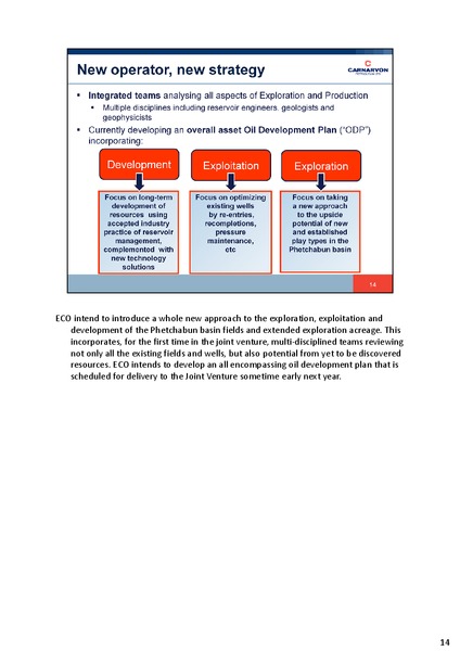 SEPTEMBER 2012 INVESTOR PRESENTATION – Carnarvon Petroleum Ltd. – slide 15