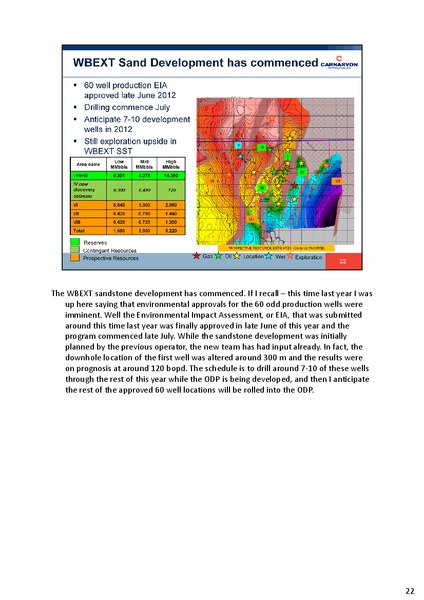 SEPTEMBER 2012 INVESTOR PRESENTATION – Carnarvon Petroleum Ltd. – slide 23