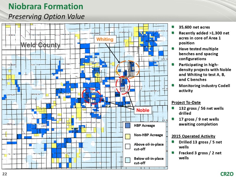 JOHNSON RICE 2015 ENERGY CONFERENCE – Carrizo Oil & Gas Inc. – slide 21