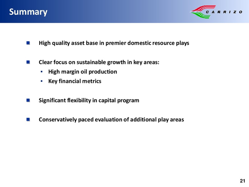 EnerCom Oil Gas Conference – Carrizo Oil & Gas Inc. – slide 20