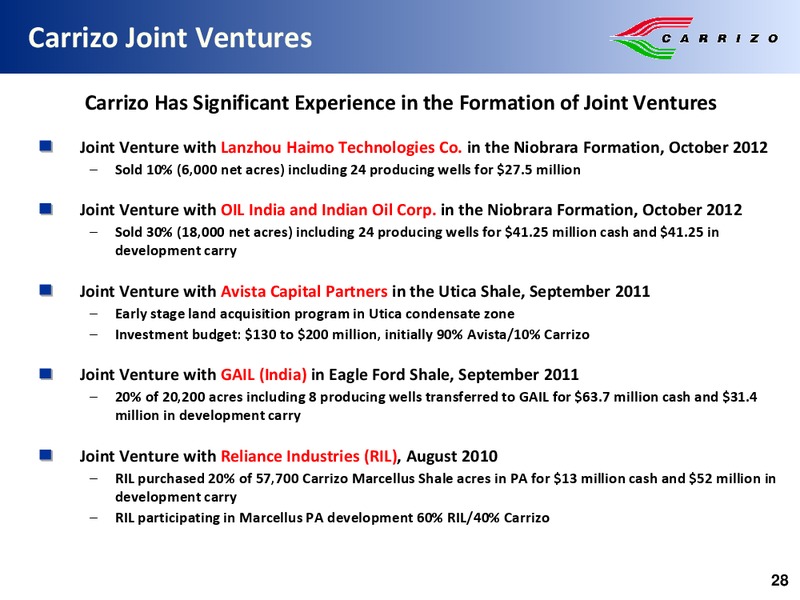 EnerCom Oil Gas Conference – Carrizo Oil & Gas Inc. – slide 27