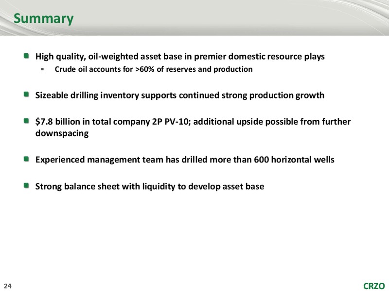 The Enercom Oil Gas Conference – Carrizo Oil & Gas Inc. – slide 23
