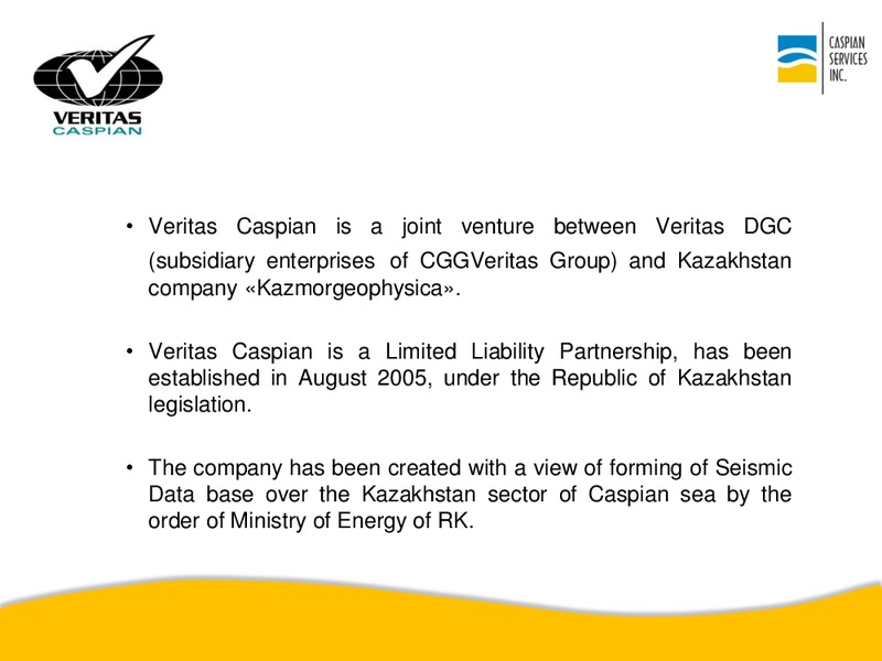 MAY 2015 CORPORATE PRESENTATION – Caspian Services Inc – slide 56