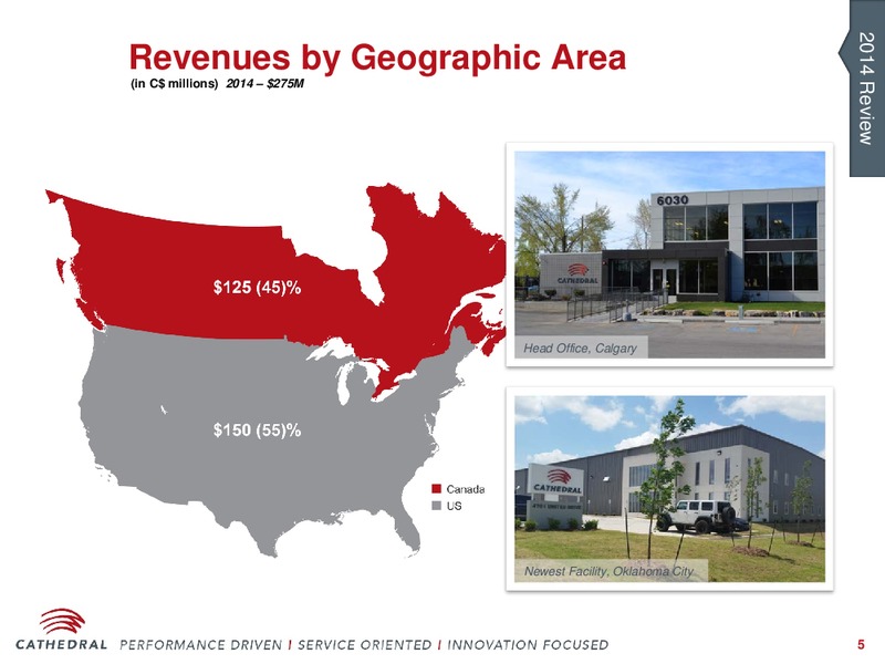 May 2015 Annual General Meeting – Cathedral Energy Services Ltd. – slide 4