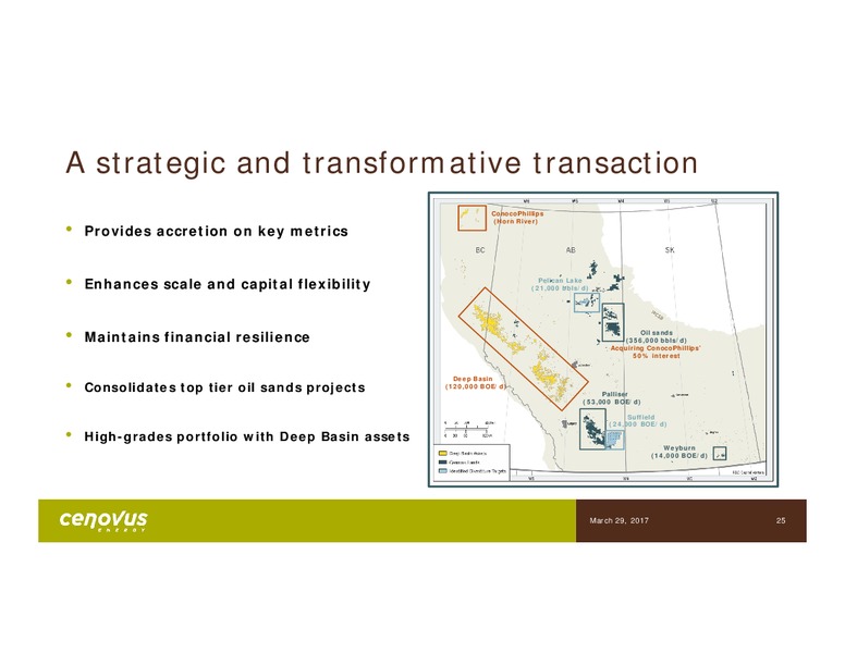 Acquisition Western Canadian Assets Presentation – Cenovus Energy Inc. – slide 20