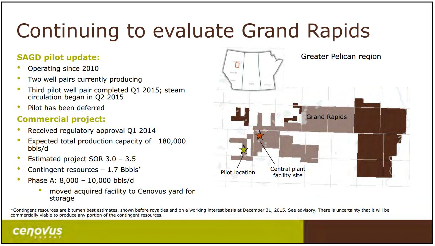 February 2016 Investor Presentation – Cenovus Energy Inc. – slide 27