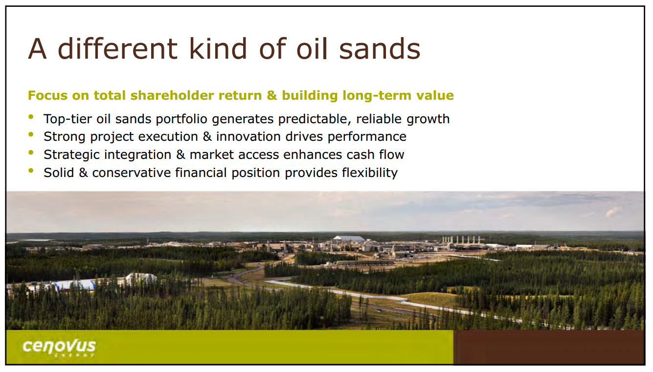 April 2015 Investor Presentation – Cenovus Energy Inc. – slide 2