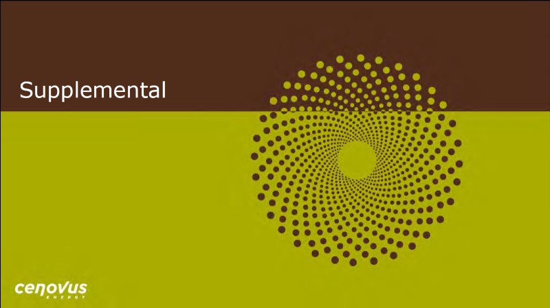 July 2017 Corporate Presentation – Cenovus Energy Inc. – slide 31
