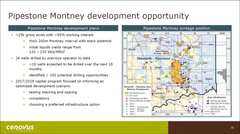 July 2017 Corporate Presentation – Cenovus Energy Inc. – slide 32