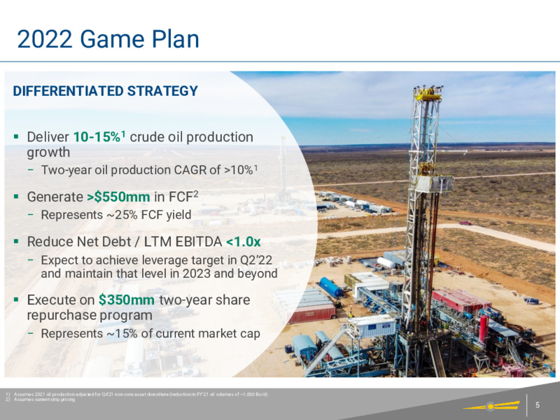 Q1 2022 Earnings Presentation – Centennial Resource Development – slide 4