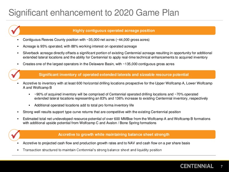 Silverback Exploration Acquisition – Centennial Resources Development – slide 6