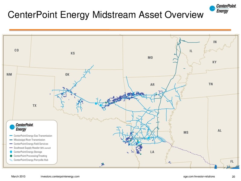 MARCH 3012 INVESTOR INTRODUCTION AND OVERVIEW – Centerpoint Energy, Inc. – slide 20