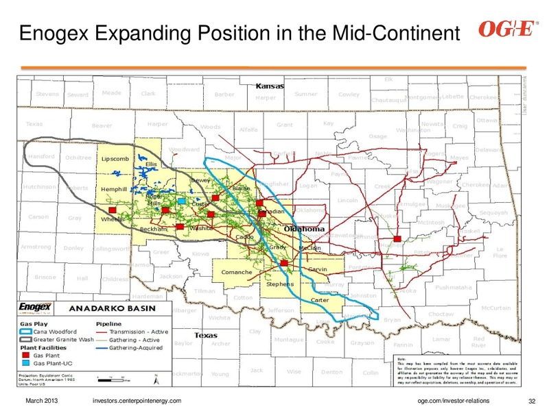 MARCH 3012 INVESTOR INTRODUCTION AND OVERVIEW – Centerpoint Energy, Inc. – slide 32