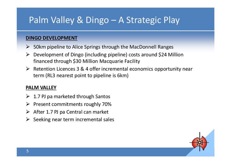 Noosa Mining & Exploration Conference – Central Petroleum Ltd. – slide 5