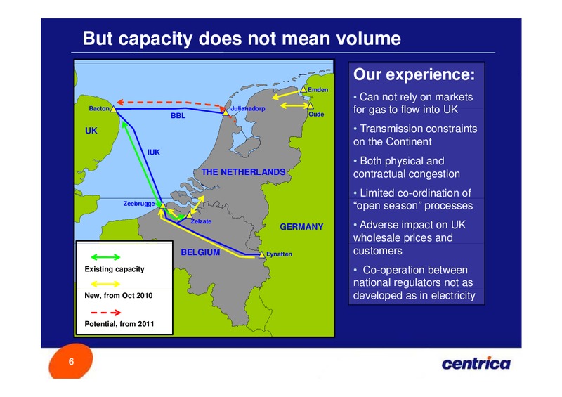 MARCH 2008 INVESTOR PRESENTATION – Centrica Plc – slide 6