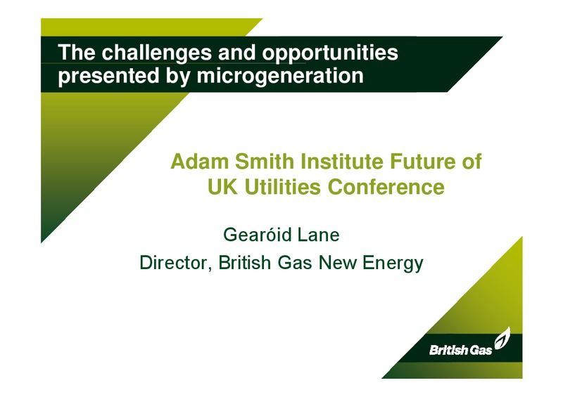 MARCH 2008 INVESTOR PRESENTATION – Centrica Plc – slide 1
