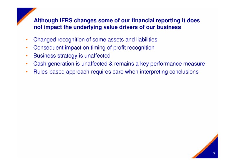 MAY 2005 INVESTOR PRESENTATION – Centrica Plc – slide 7