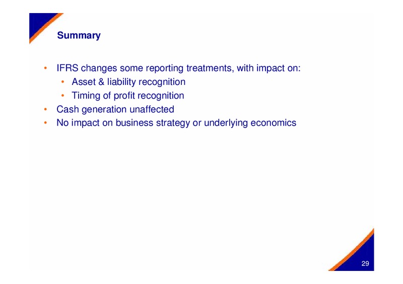 MAY 2005 INVESTOR PRESENTATION – Centrica Plc – slide 29