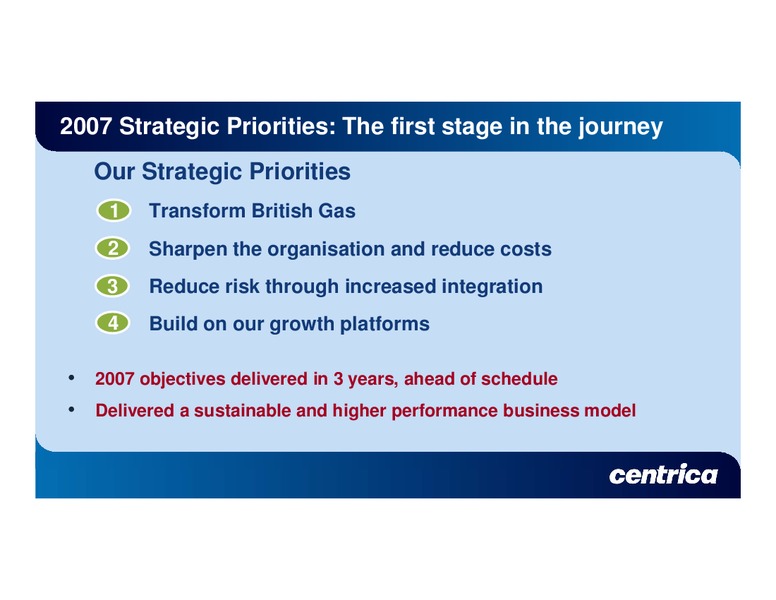 MAY 2010 ANNUAL GENERAL MEETING – Centrica Plc – slide 14