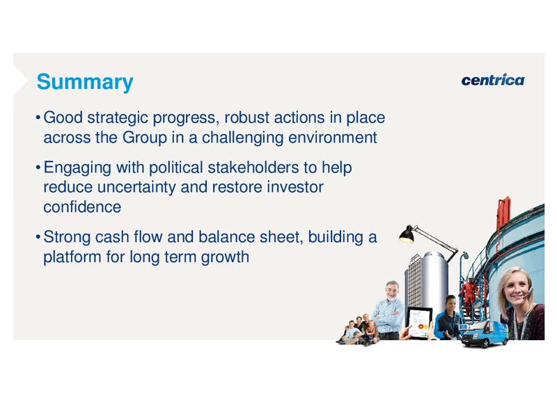 MAY 2014 ANNUAL GENERAL MEETING – Centrica Plc – slide 13
