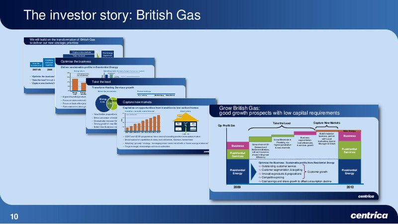 JUNE 2010 INVESTOR PRESENTATION – Centrica Plc – slide 10