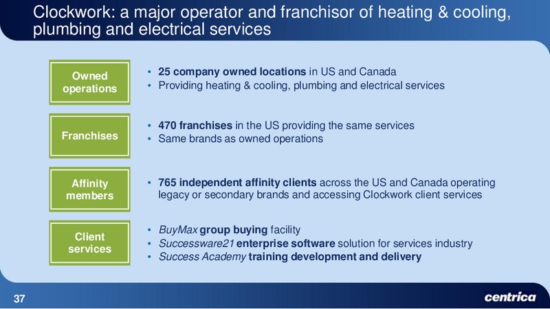 JUNE 2010 INVESTOR PRESENTATION – Centrica Plc – slide 37