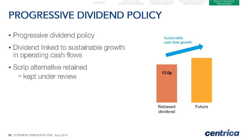 July 2015 Strategic Presentation – Centrica Plc – slide 52