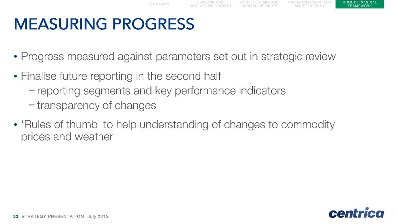 July 2015 Strategic Presentation – Centrica Plc – slide 53