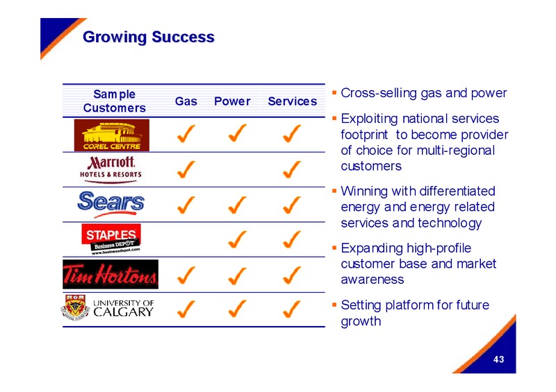 DECEMBER 2005 INVESTOR PRESENTATION – Centrica Plc – slide 43
