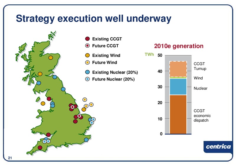 DECEMBER 2009 INVESTOR PRESENTATION – Centrica Plc – slide 22