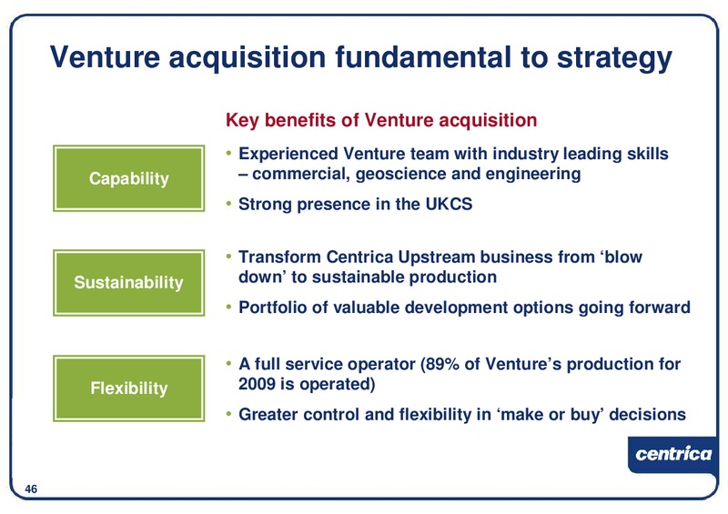 DECEMBER 2009 INVESTOR PRESENTATION – Centrica Plc – slide 47