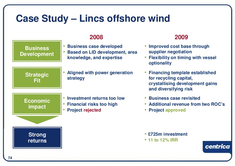 DECEMBER 2009 INVESTOR PRESENTATION – Centrica Plc – slide 75