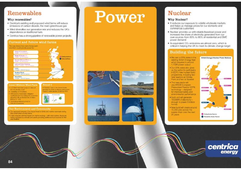 DECEMBER 2009 INVESTOR PRESENTATION – Centrica Plc – slide 85