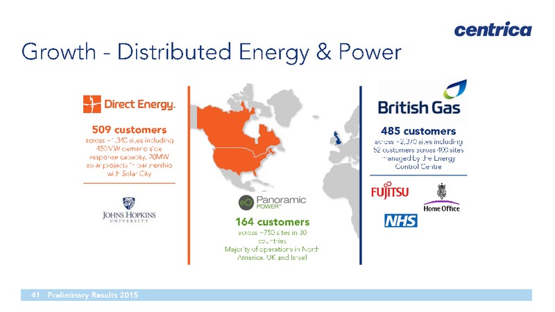 FY2015 Preliminary Results – Centrica Plc – slide 40