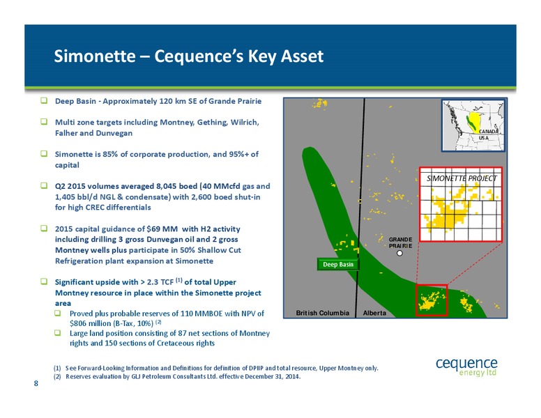 September 2015 Investor Presentation – Cequence Energy Ltd. – slide 7