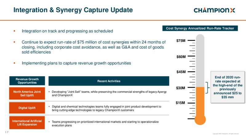 Simmons Energy Conference – ChampionX Corporation – slide 16